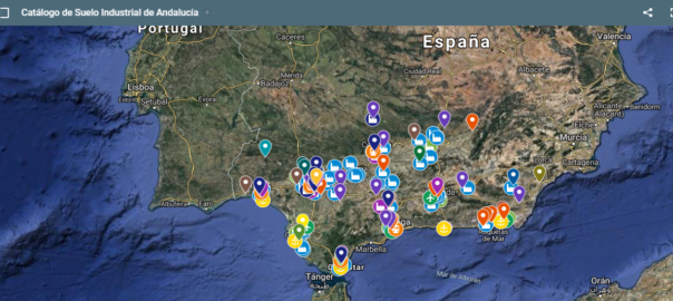 Nuestro Colegio crea una herramienta digital para localizar los parques industriales de Andalucía