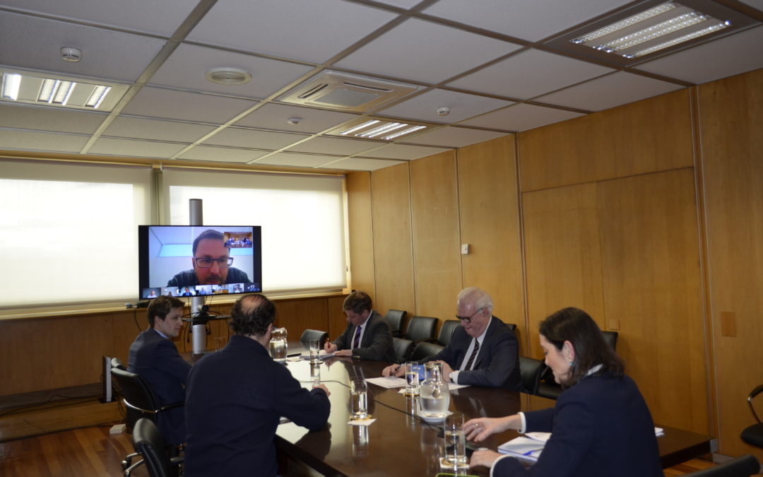 Reunión extraordinaria de la Conferencia Sectorial de Industria por el COVID-19