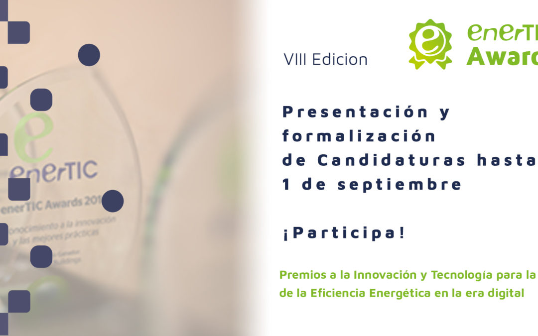 Recepción de casos de éxito referentes en tecnología e innovación para la eficiencia energética hasta el 1 de septiembre