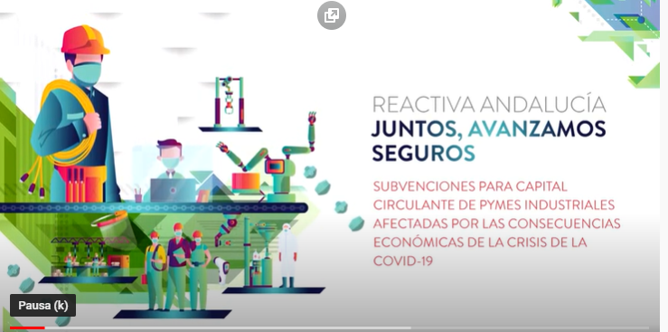Convocatoria de subvenciones para capital circulante de pymes industriales afectadas por la crisis de la COVID-19