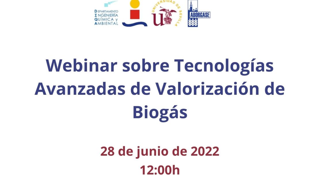 Webinar sobre Tecnologías Avanzadas de Valorización de Biogás