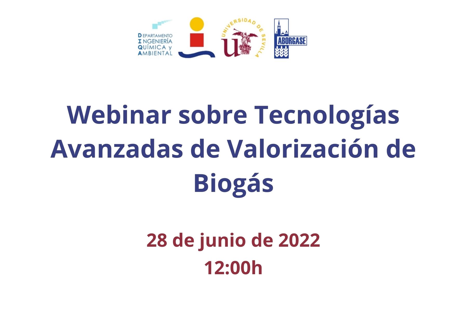 Webinar sobre Tecnologías Avanzadas de Valorización de Biogás