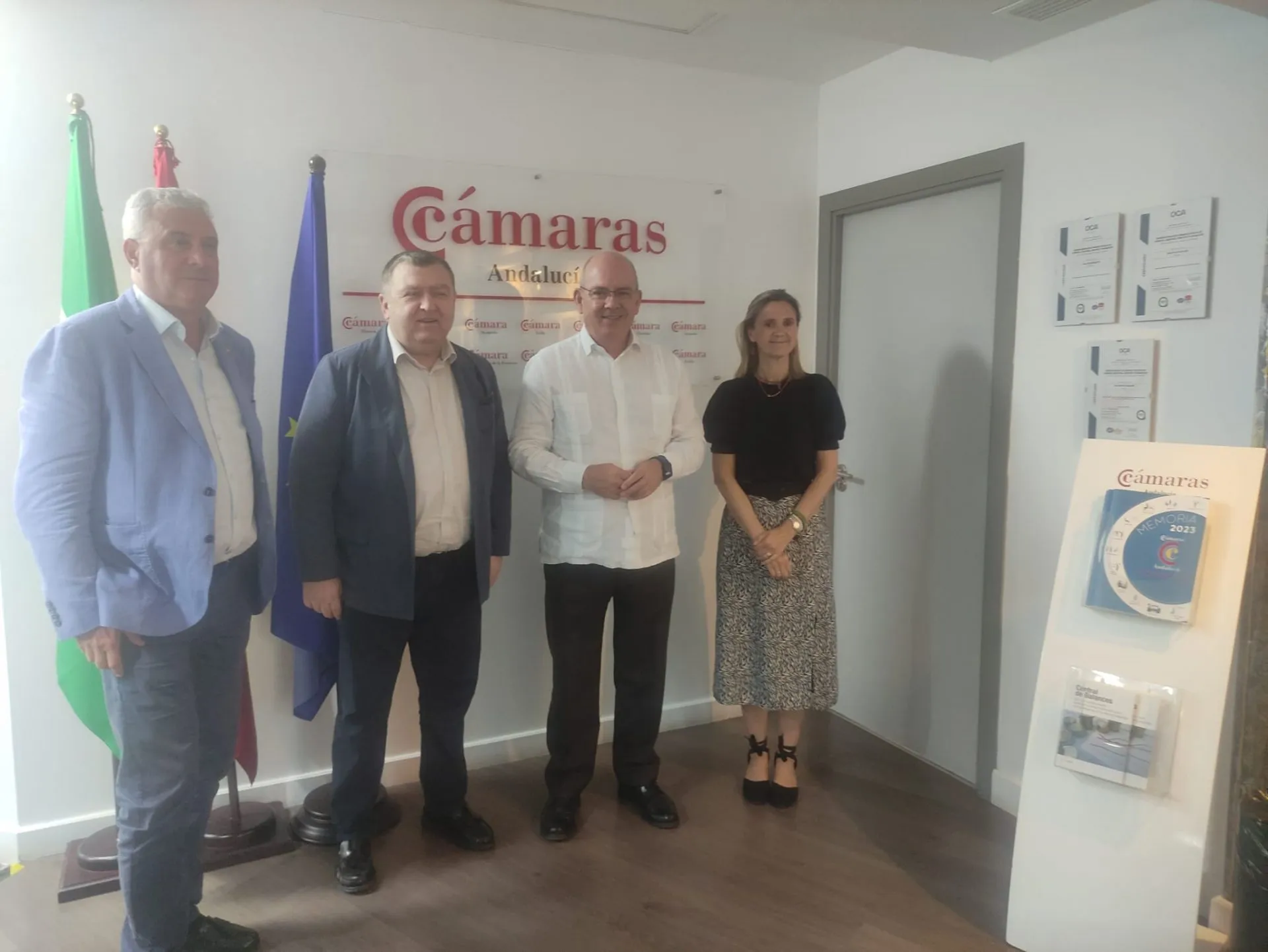 Reunión del COIIAOC con el Consejo Andaluz de Cámaras de Comercio