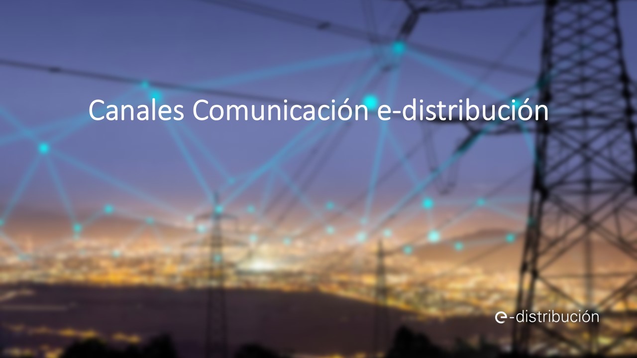 Comunicación de E-distribución sobre nuevas solicitudes de conexión