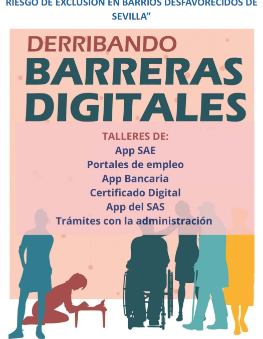 Segunda edición del Programa «Derribando Barreras Digitales para personas en riesgo de exclusión en barrios desfavorecidos de Sevilla»